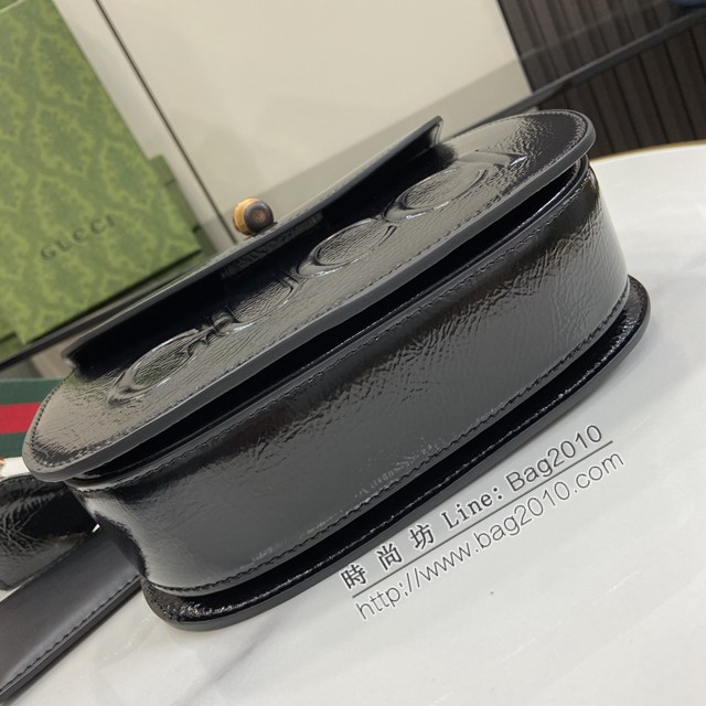 Gucci專櫃古馳最新款Bamboo 1947系列小號竹節手提包 jh2450型號：675797